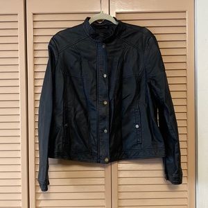 B by Bernardo Faux Leather Jacket